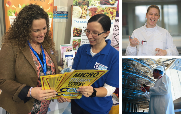 Scientists and engineers working in the chilled foods industry