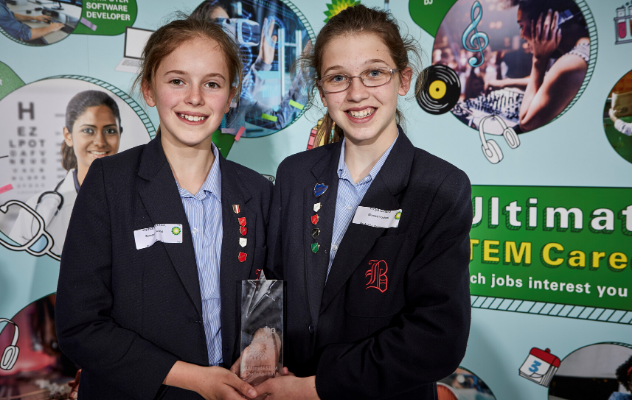 Pupils from Blundell School and winners of the 2019 BP Ultimate STEM Challenge