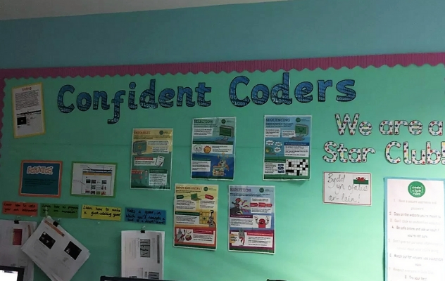 Confident Coders classroom display