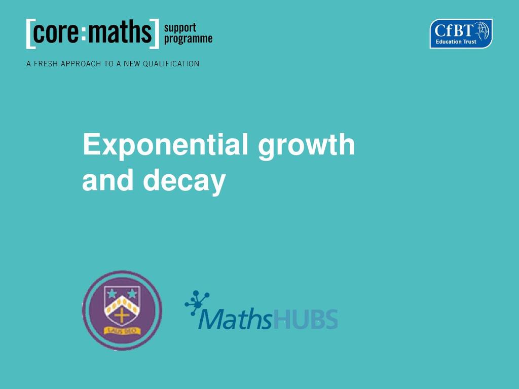 Exponential growth and decay  STEM Intended For Growth And Decay Worksheet